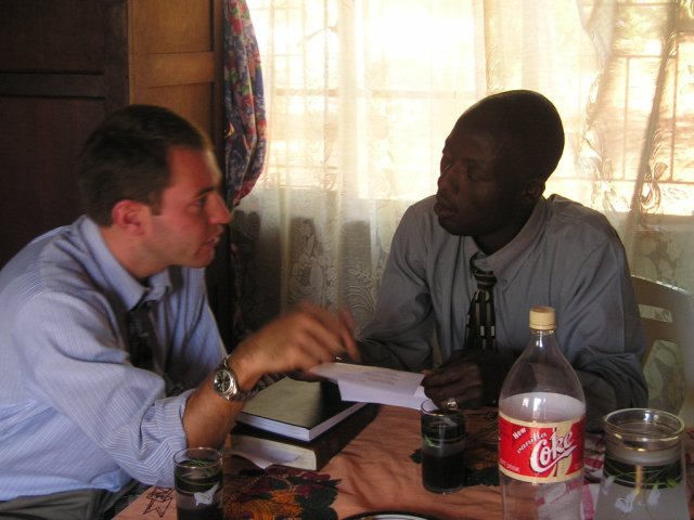 Our first adult male convert--and he helped us learn the language and culture quite a bit, too!