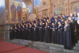 Byzantine church choir